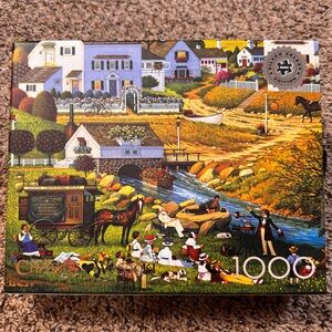 Charles Wysocki Hounds of the Baskervilles Buffalo Games Silver Select Puzzle